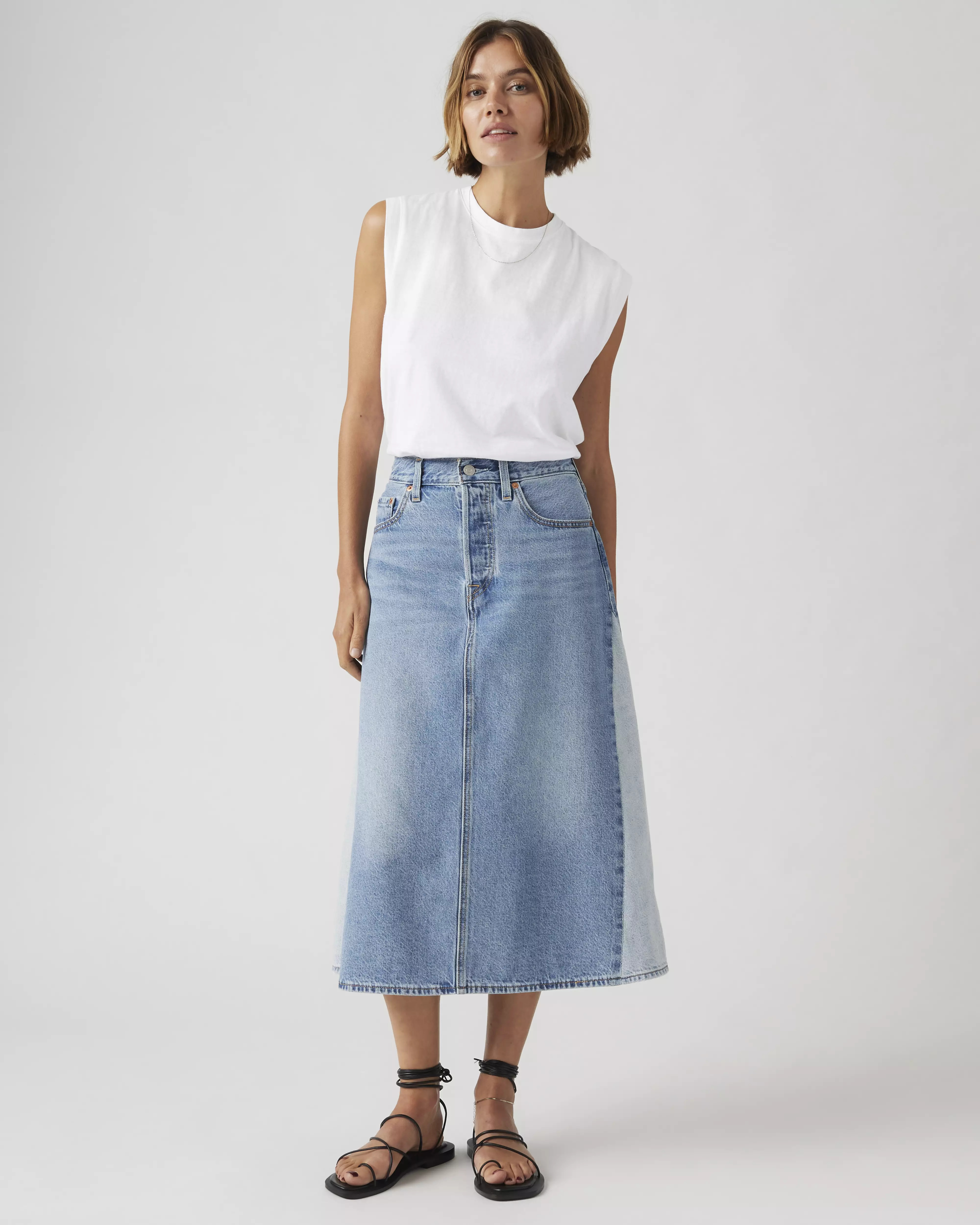 High Rise A-line Pieced Skirt | Levi's US