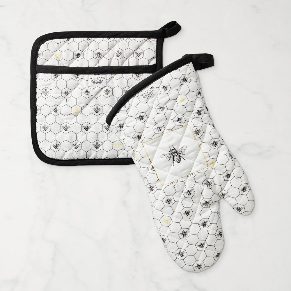 Honeycomb Oven Mitt & Potholder Set | Williams-Sonoma