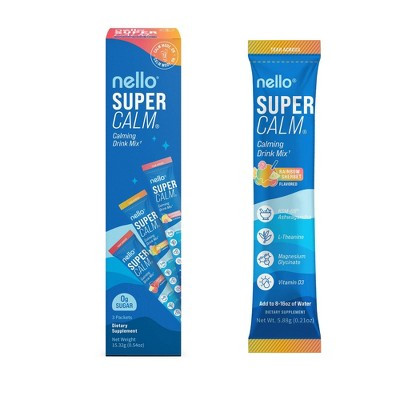 Nello Supercalm Calming Drink Mix Supplement Powder - Variety - 3ct | Target