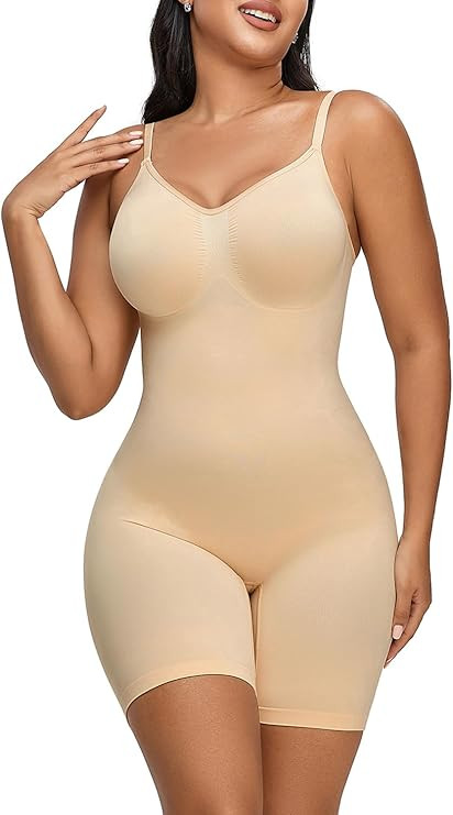 YIANNA Sculpting Bodysuit for Women Tummy Control Seamless Shapewear Body Shaper | Amazon (US)