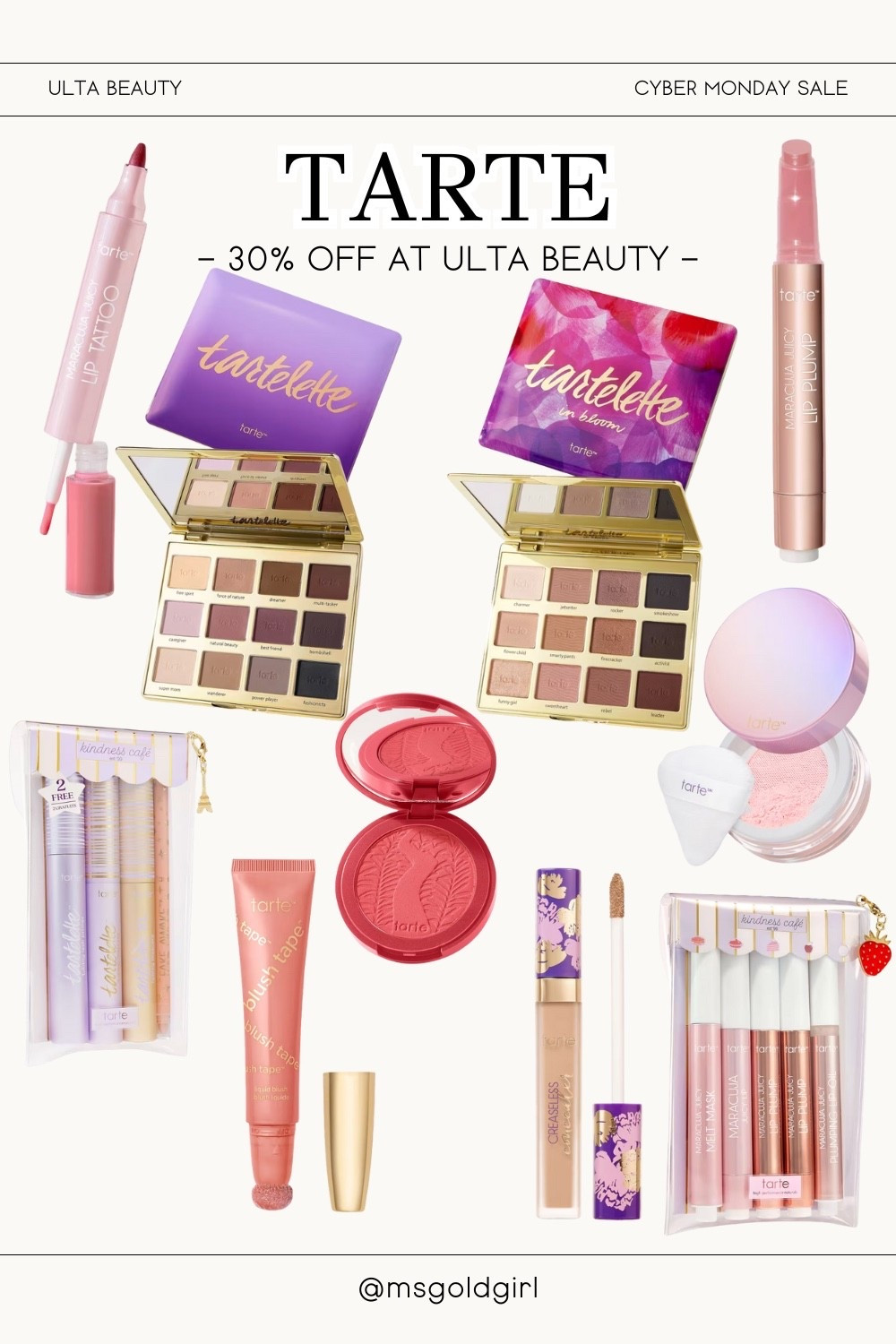 30% OFF all Tarte at @Ultabeauty online today and tomorrow only! I’ve highlighted a few of my favorite products, including the Maracuja Lip Plump in Cherry Blossom, blush in Natural Beauty and my go to travel eyeshadow palette! #ad #ultabeauty #ulta

#LTKBeauty #LTKFindsUnder50 #LTKCyberWeek
