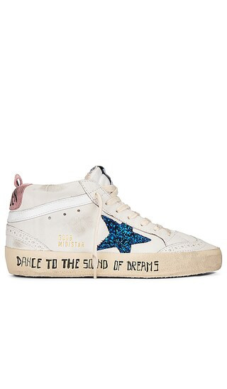 Mid Star Sneaker in White, Blue, & Pink | Revolve Clothing (Global)