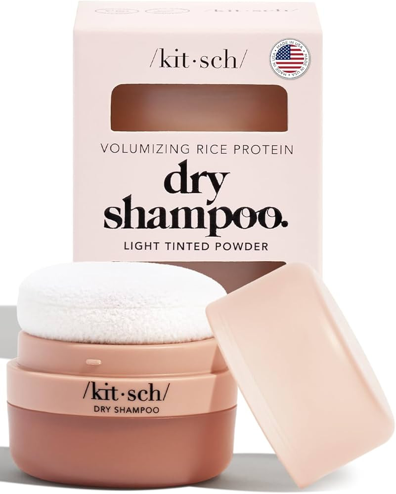 Kitsch Dry Shampoo Powder with Rice Protein for Women & Men - Volumizing, Unscented, No White Cas... | Amazon (US)