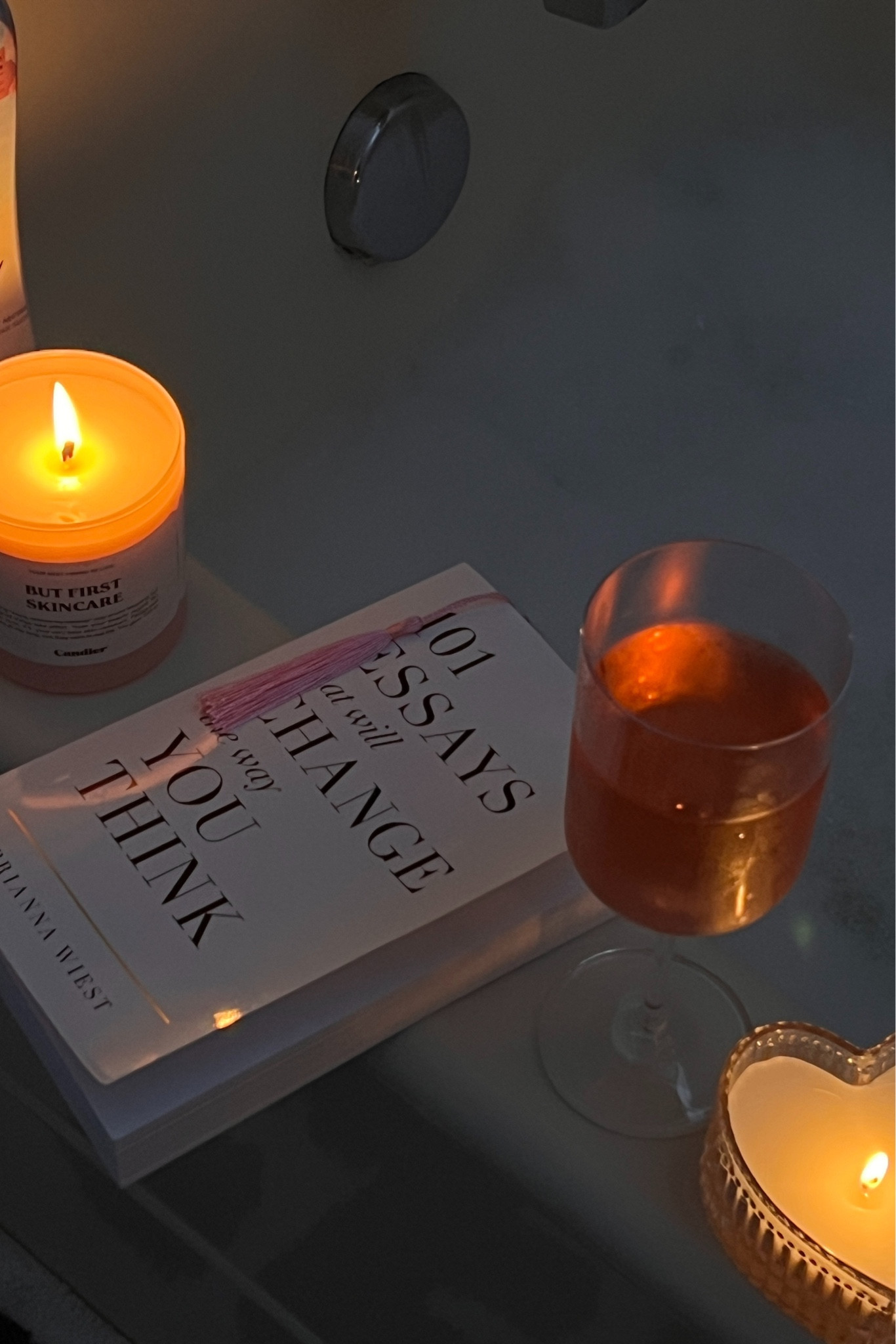 Self Care Night Book Square Wine Glasses 

#LTKFind #LTKbeauty #LTKhome