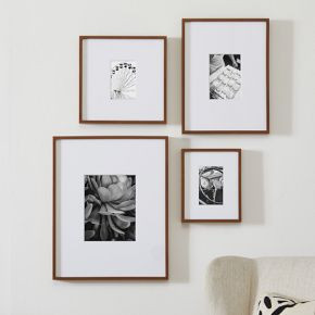 Multi-Mat Wood Gallery Frames - Walnut | West Elm (US)