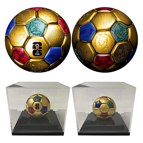 Coin Collector 2026 $10 FIFA World Cup Gold-Plate Colorized 3oz Silver Spherical Coin | HSN