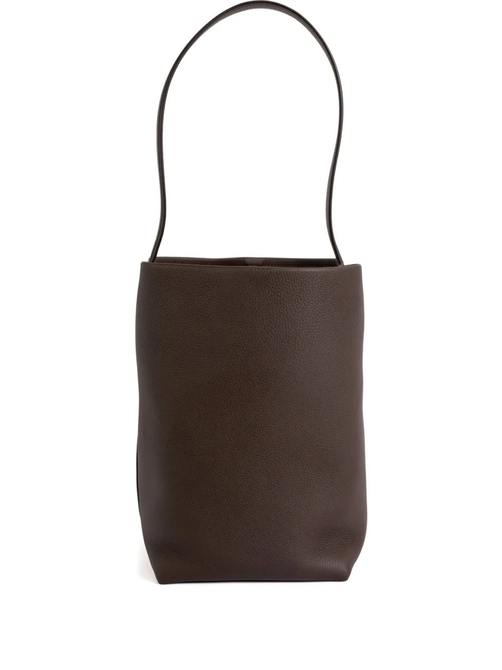 The Row - N/S Park leather tote bag - mulher - couro de bezerro/camurça - Tamanho único - Marrom | Farfetch (BR)