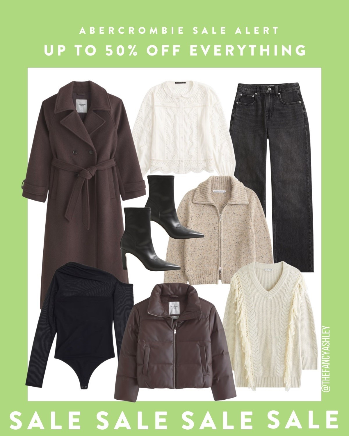 Abercrombie Black Friday Sale finds! Grab up to 50% off everything. Such a good deal! Sharing a few fall and winter faves. Perfect time to grab a jacket and a cozy sweater. 

#LTKCyberWeek #LTKSeasonal #LTKSaleAlert