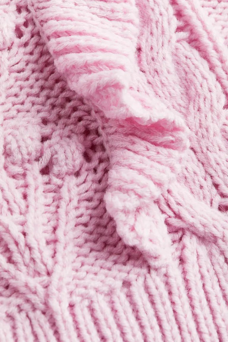 Ruffle-trimmed Sweater | H&M (US + CA)