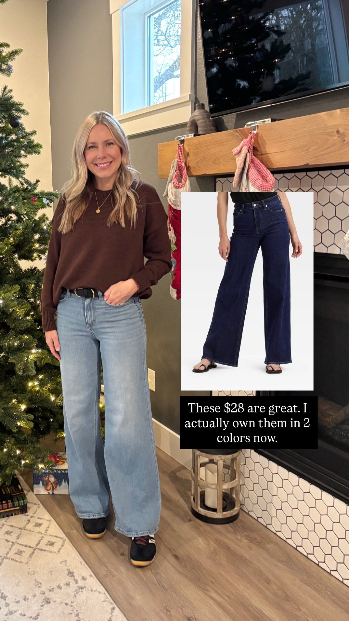 I love these $28 jeans. They come in 3 colors & I own 2 of them! 

#LTKootd #LTKgrwm #LTKHoliday
