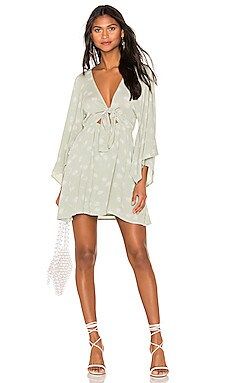 AMUSE SOCIETY Clementina Dress in Palm Green from Revolve.com | Revolve Clothing (Global)