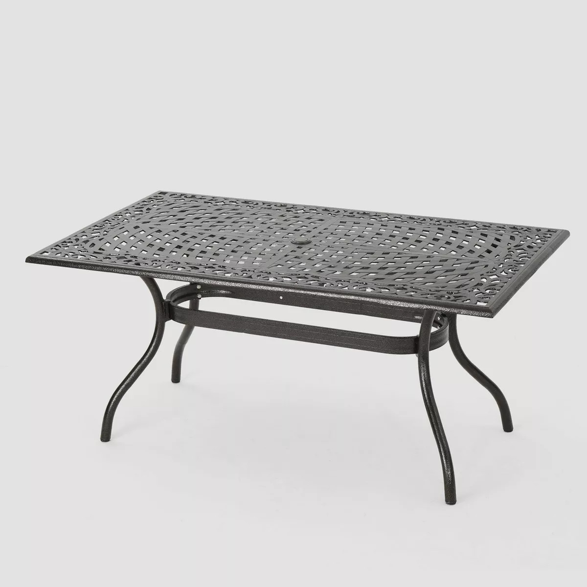 Phoenix Rectangle Cast Aluminum Table - Hammered Bronze - Christopher Knight Home | Target
