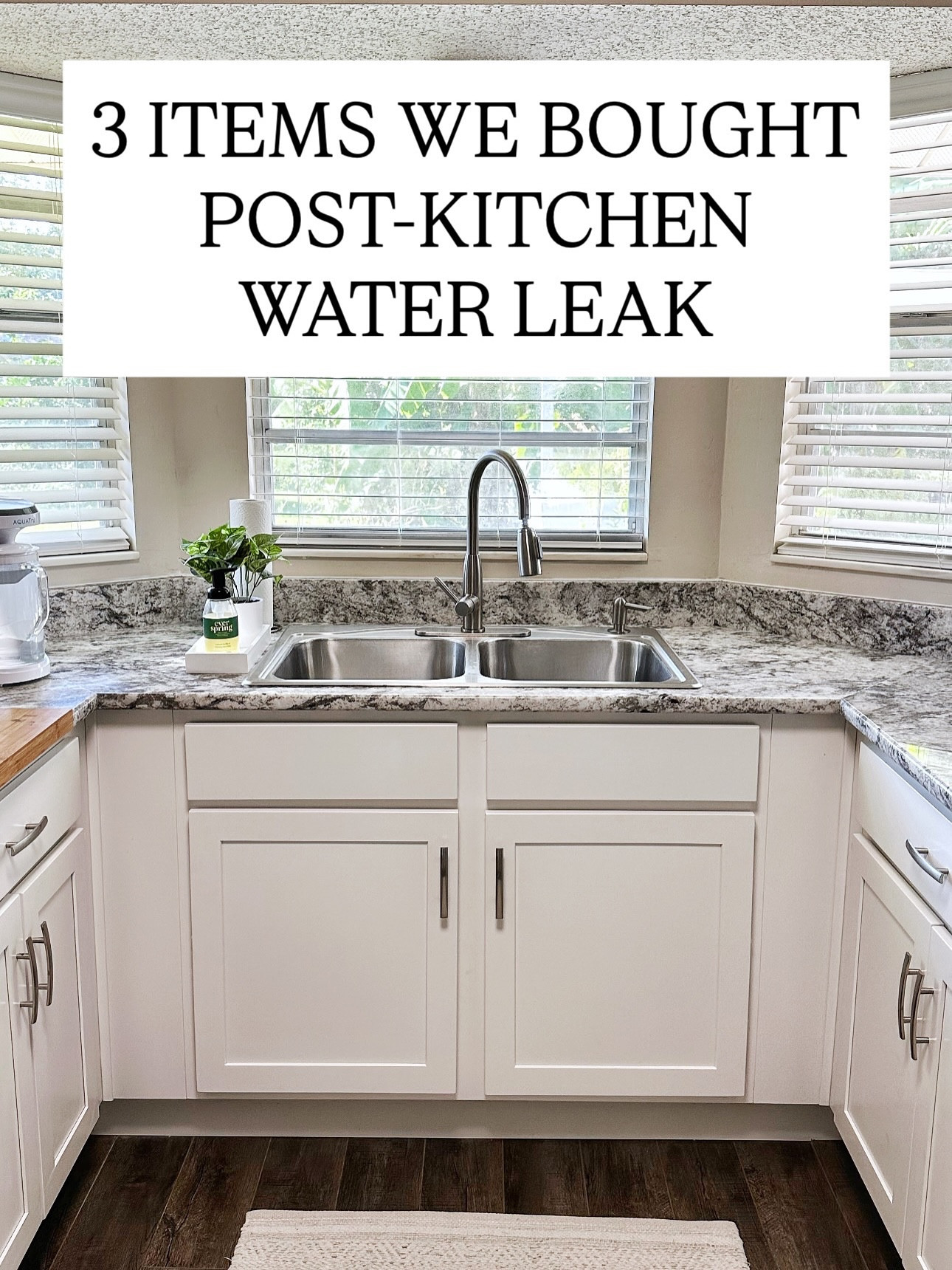 Swipe to see 3 things we added to our kitchen after the leak! 💧 comment LEAK to get the link for these exact items. ✨

Home improvement tools water leak kitchen reno kitchen flood kitchen upgrade homeowner products