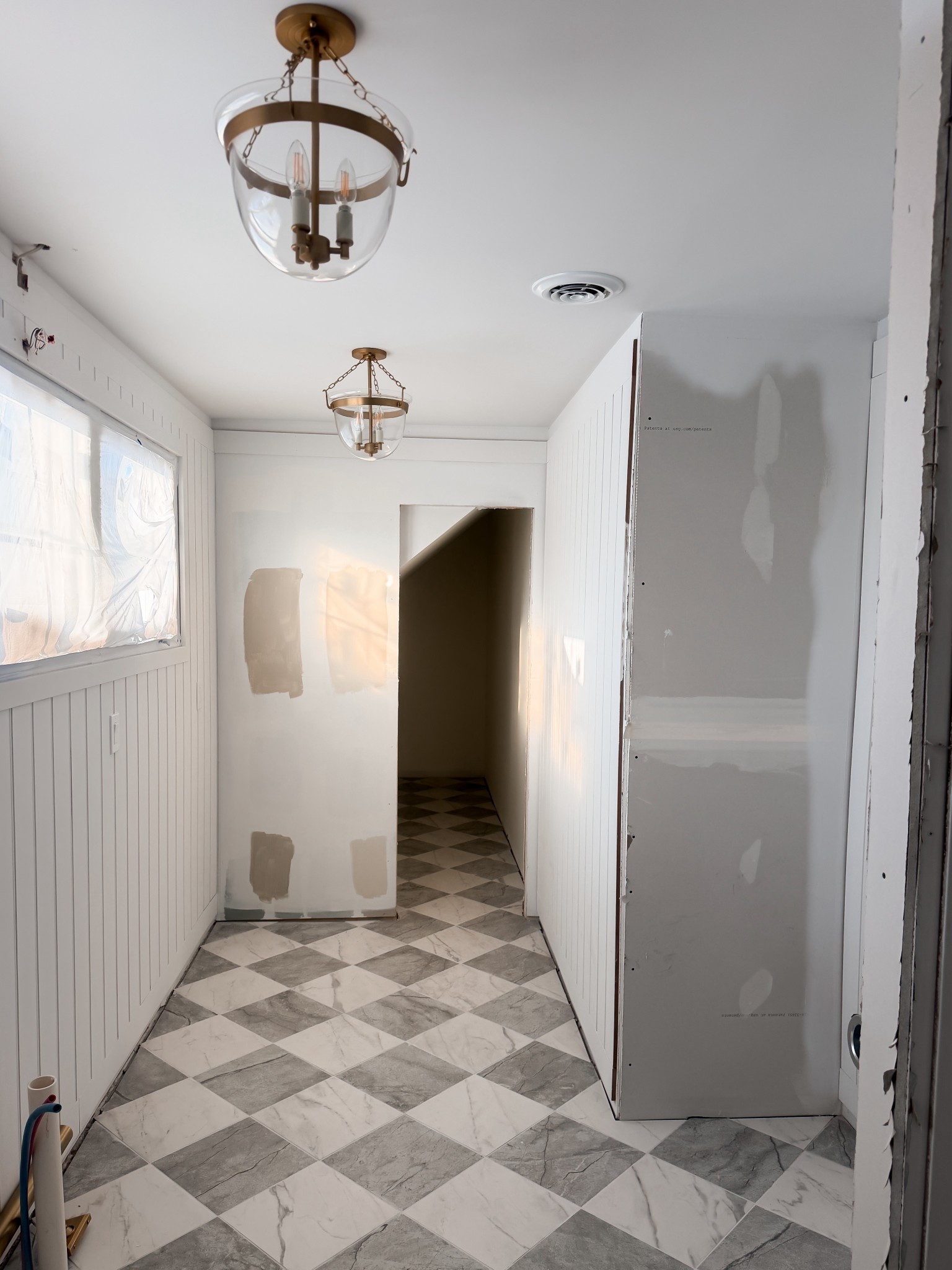 Laundry room lights & tiles! 

#LTKHome