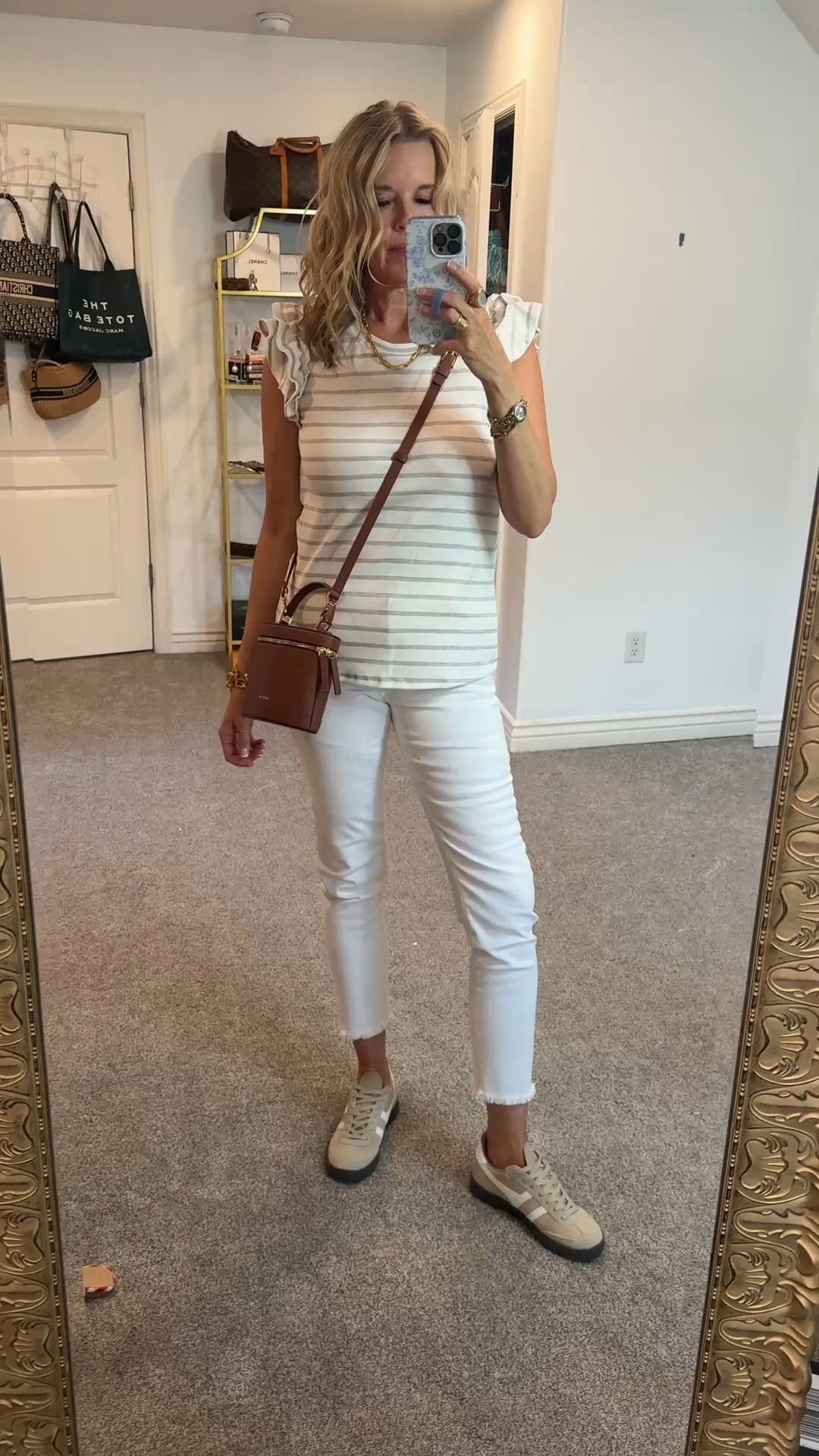 🚨 promo code

10% off  with code DARCY10

Gibsonlook tops you’re going to want to wear all summer long for work and play!

Tan and cream stripe top, super soft with ruffle detailed sleeve 

A couple can even work for patriotic outfits❤️💙

All tops fit tts I am wearing a small in all

White jeans Chicos no stain jeans  tts I am in the 0 Chicos which is a 4/6

Gola tennis shoes 


Bag Paris64

#LTKSaleAlert #LTKWorkwear #LTKStyleTip

#LTKSummerEdit