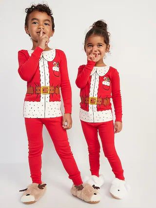 Unisex Matching Christmas Snug-Fit Pajamas for Toddler & Baby | Old Navy (US)