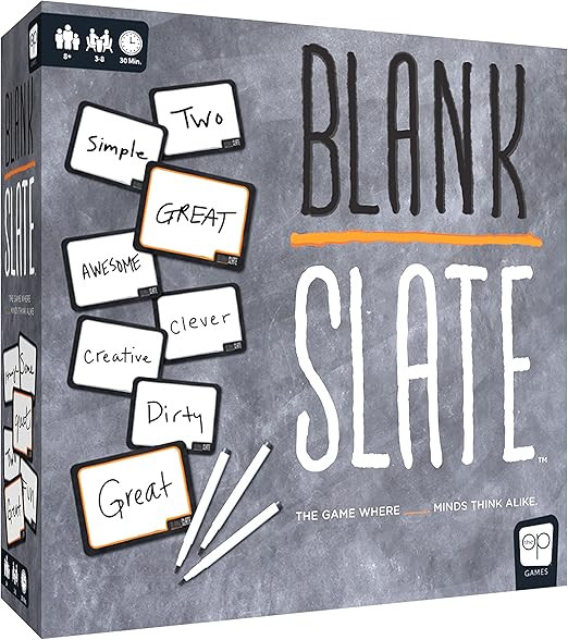 USAOPOLY BLANK SLATE, Where Great Minds Think Alike, Fun Family-Friendly Board Game, Word Associa... | Amazon (US)