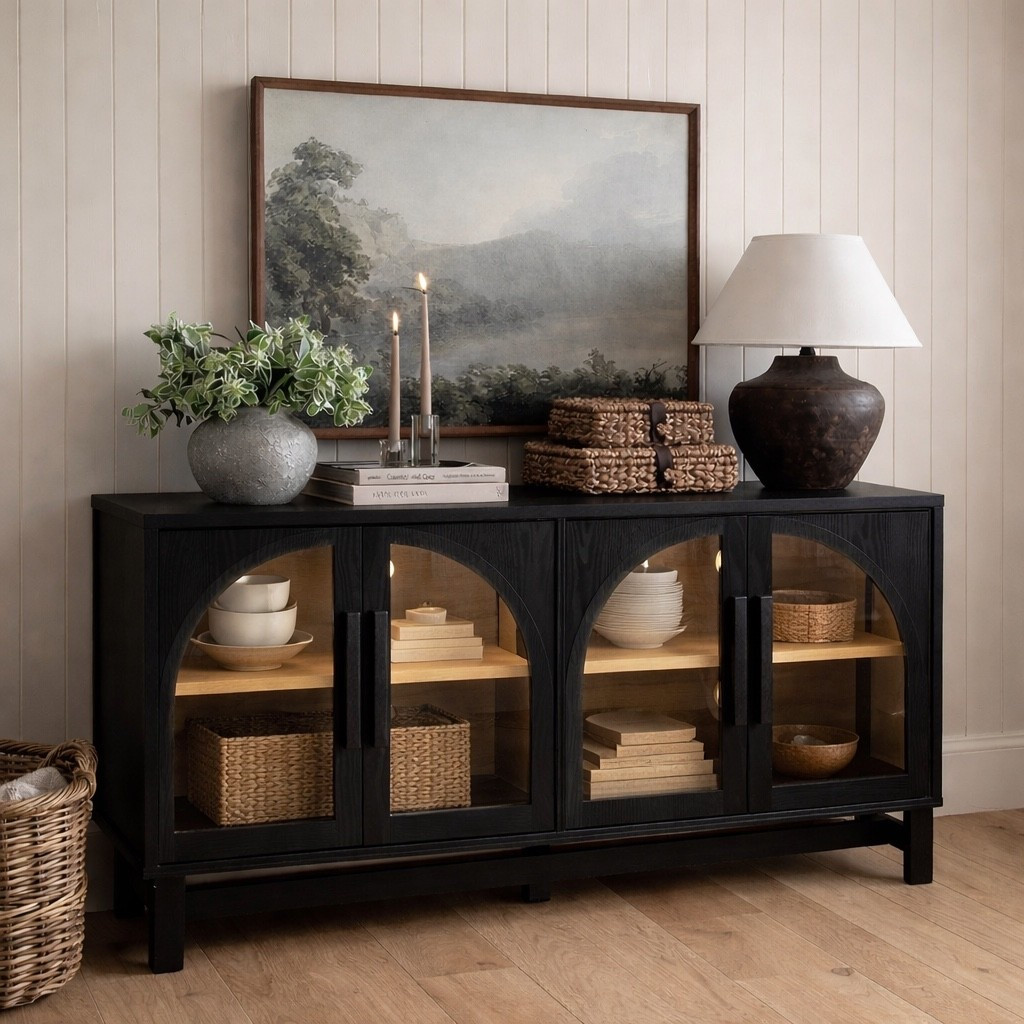 This cabinet is Walmart 😍 styled it McGee & co pieces

#LTKSaleAlert #LTKSeasonal #LTKHome