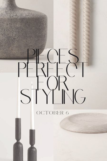 Pieces perfect for home styling 
