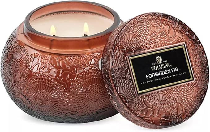 Voluspa Forbidden Fig Chawan Bowl Candle 14 oz. | Amazon (US)