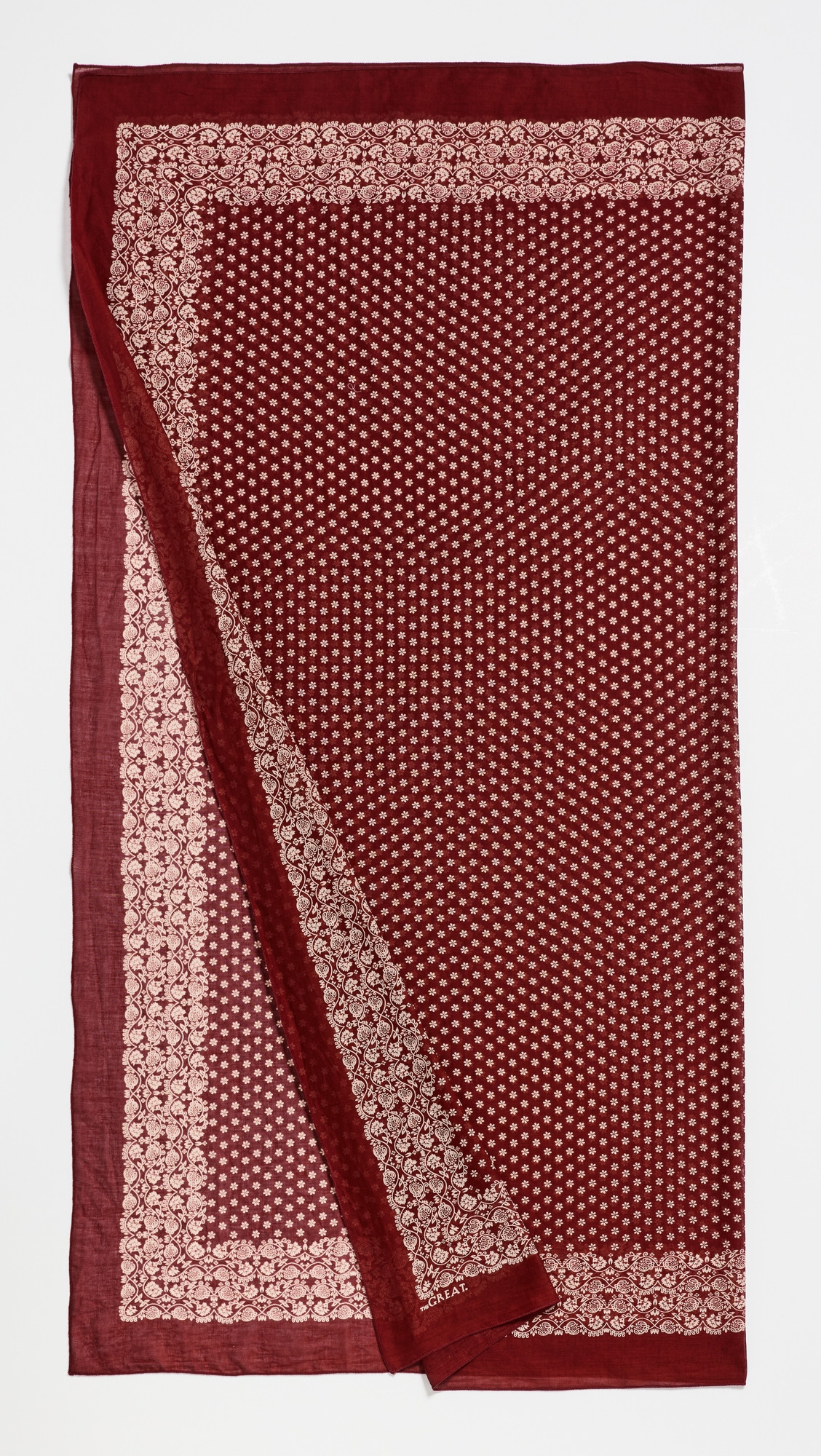 THE GREAT. The Big Bandana Maroon One Size | Shopbop
