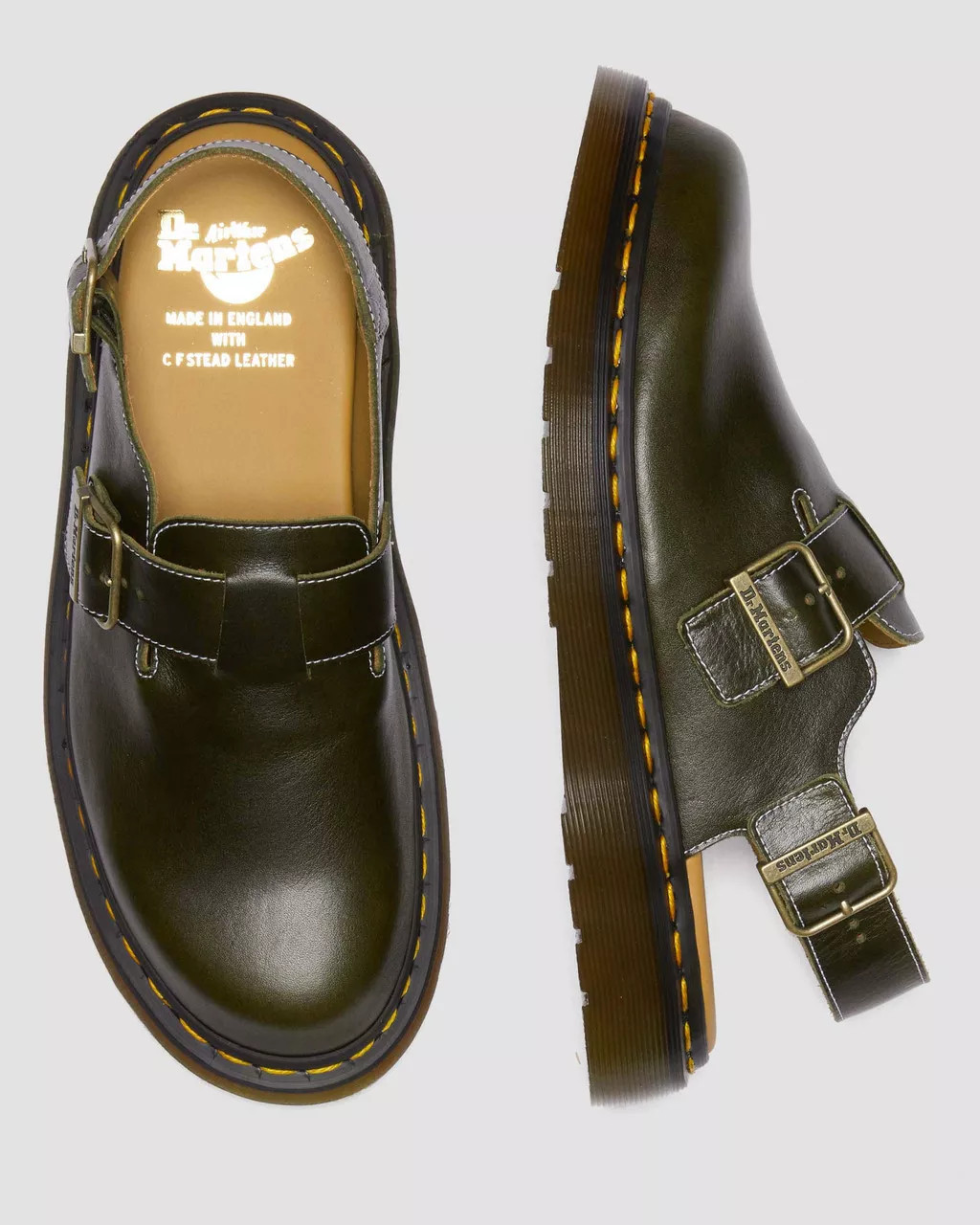 Jorge Made in England Classic Leather Slingback Mules | Dr. Martens