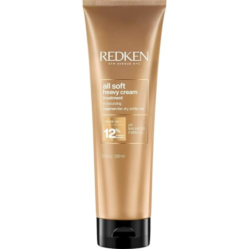 Redken All Soft Heavy Cream Mask Treatment- Moisturizing Deep Conditioner Treatment For Dry Hair, Softens and Smooths Hair, With Argan Oil | Amazon (US)