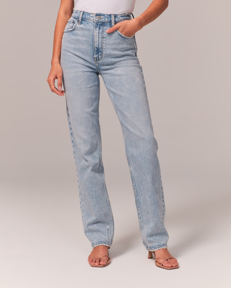 Ultra High Rise 90s Straight Jean | Abercrombie & Fitch (US)