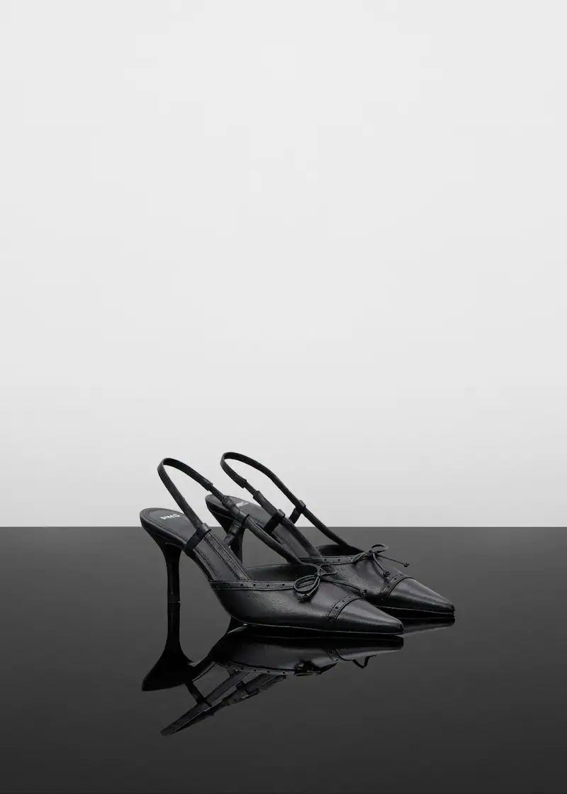 Pointed toe leather shoes -  Women | Mango United Kingdom | MANGO (UK)