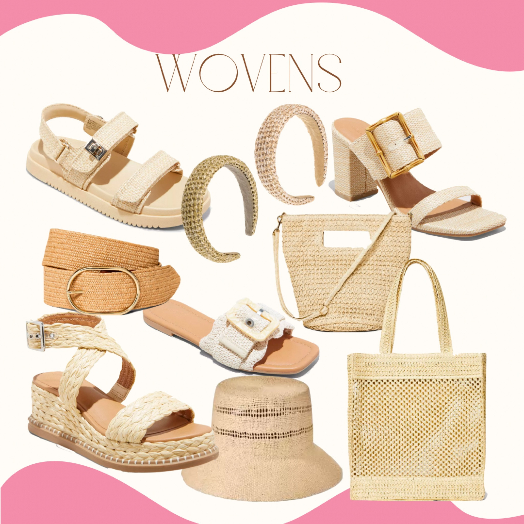 Wovens 

#target #raffia #woven #wicker #accessories #summerstyle #springstyle #affordable 

#LTKstyletip #LTKshoecrush #LTKxTarget