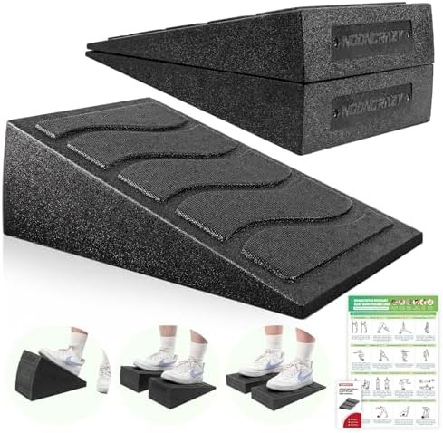 Slant Board for Calf Stretching, 5 Adjustable Angles Incline Board for Squat Wedge, 480 lbs Weigh... | Amazon (US)