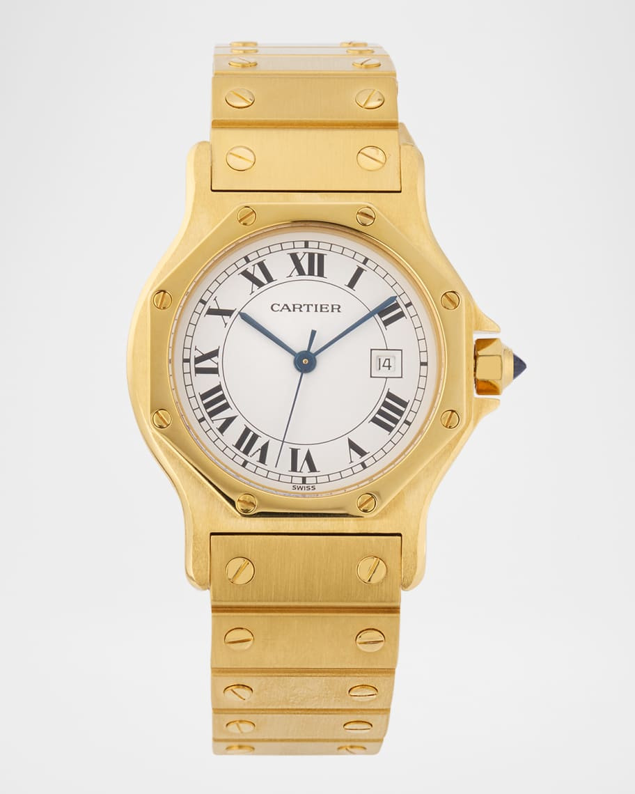 Vintage Watches Cartier Santos Octagon 30mm Vintage 1980s Watch | Neiman Marcus