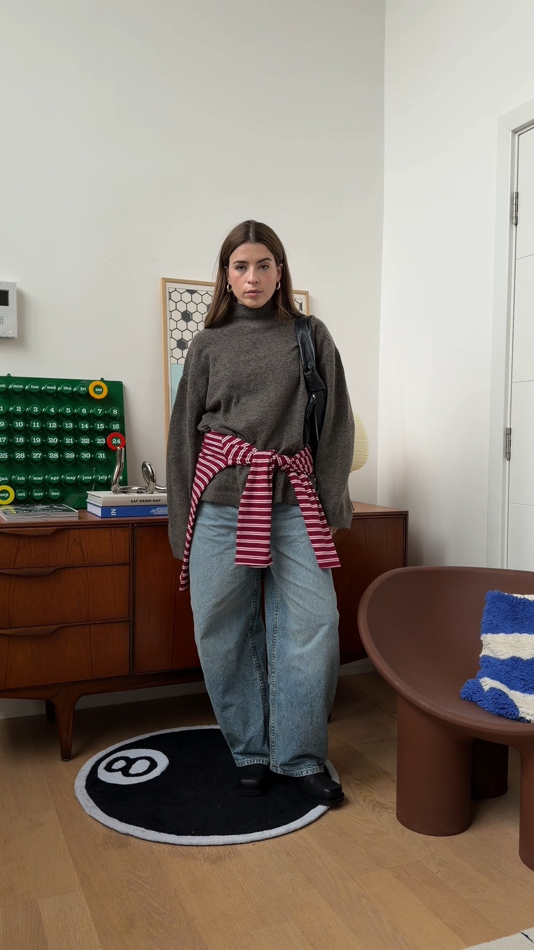 ASOS outfit, asos jumper, brown jumper, baggy jeans, barrel leg jeans, casual style, stripe top, boots, autumn outfit, autumn style 

#LTKeurope #LTKautumn #LTKstyletip