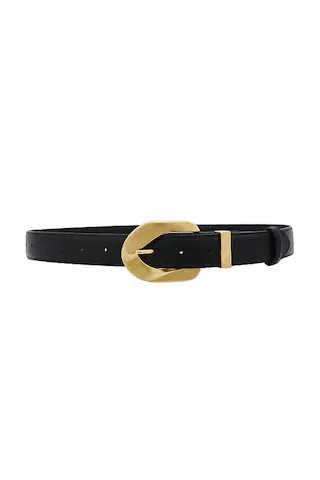 Lovers and Friends Adana Leather Belt in Black & Gold from Revolve.com | Revolve Clothing (Global)