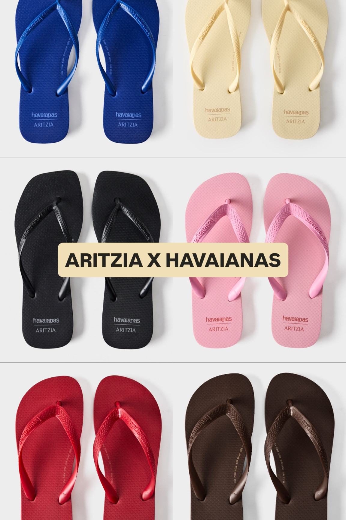 Aritzia x Havaianas! I ordered the red! I’m a tts 7 and wear a 7/8 in all my Havaianas ❤️💙💛🤎🖤

#LTKSeasonal