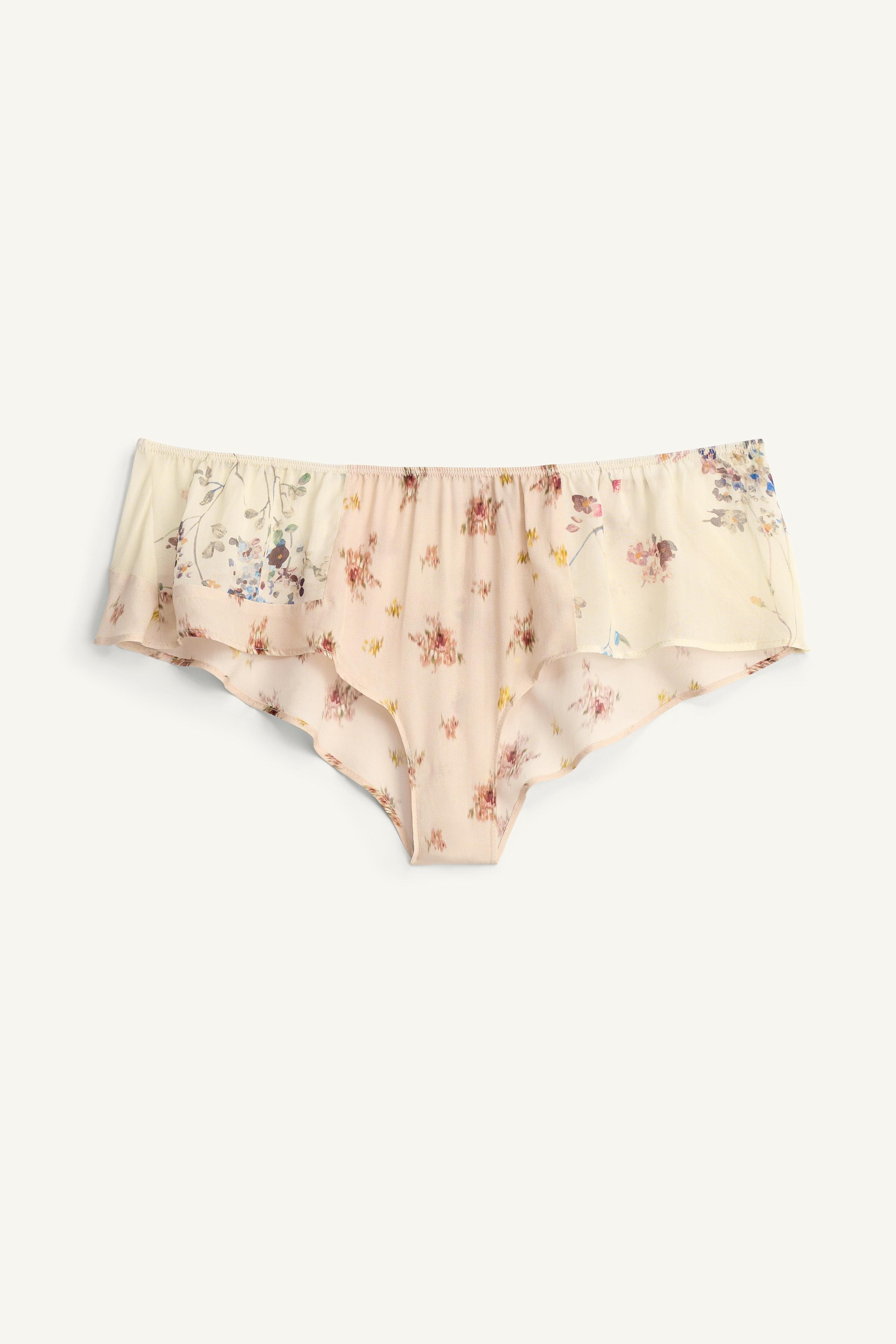 LIMITED EDITION FLORAL PANTIES | Zara US