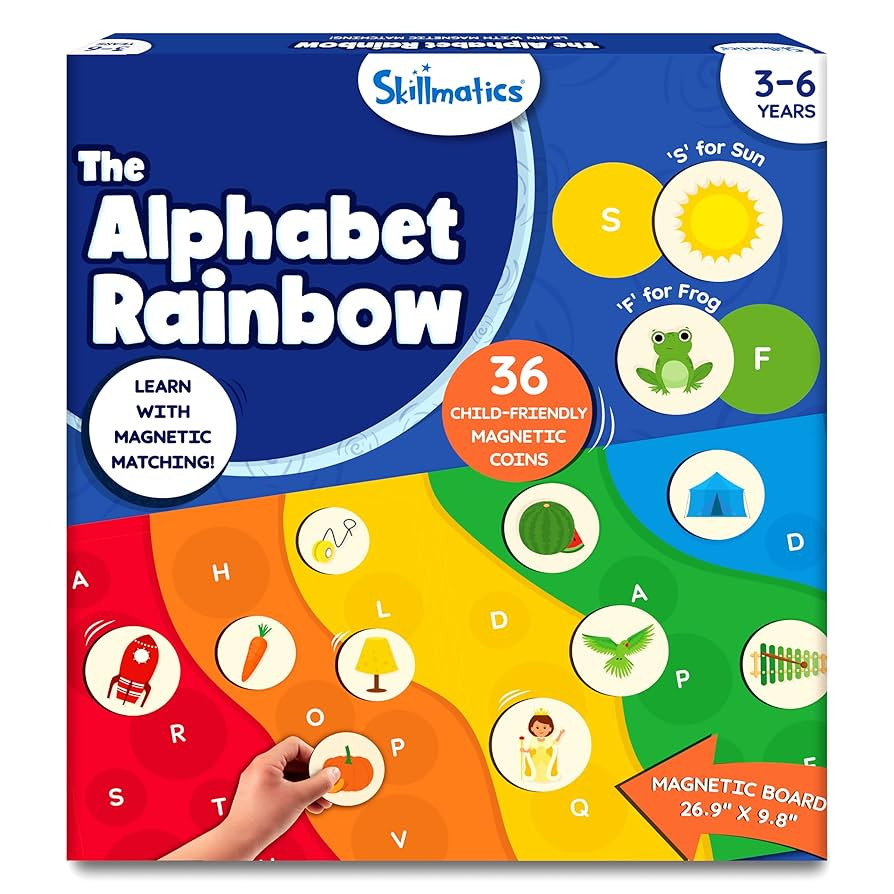 Skillmatics Magnetic Matching Activity - The Alphabet Rainbow, Preschool Learning Toy & Game for ... | Amazon (US)