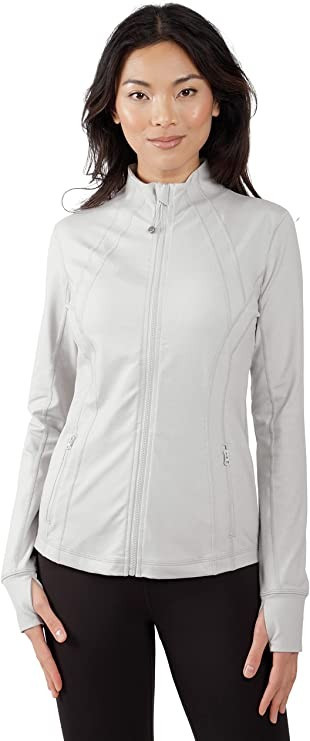 90 Degree By Reflex Women’s Lightweight, Full Zip Running Track Jacket | Amazon (US)