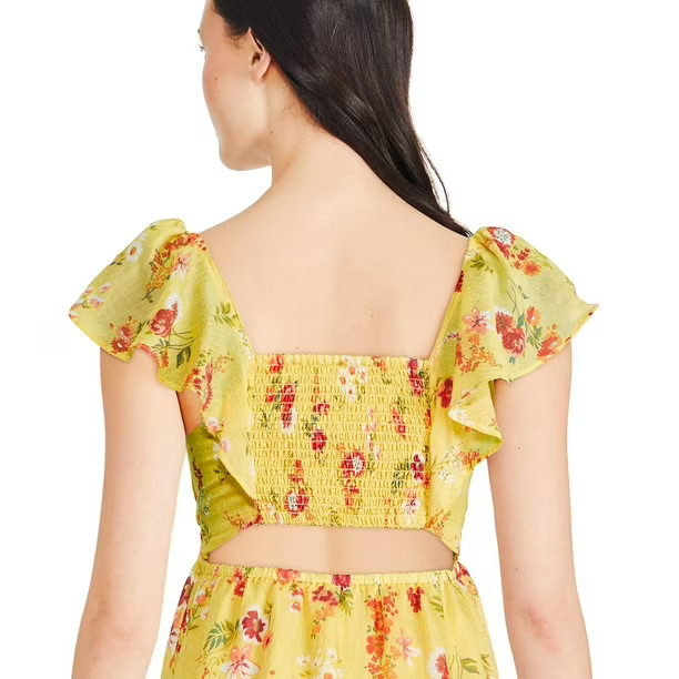 George Women's Ruffle Sleeve Dress | Walmart (CA)