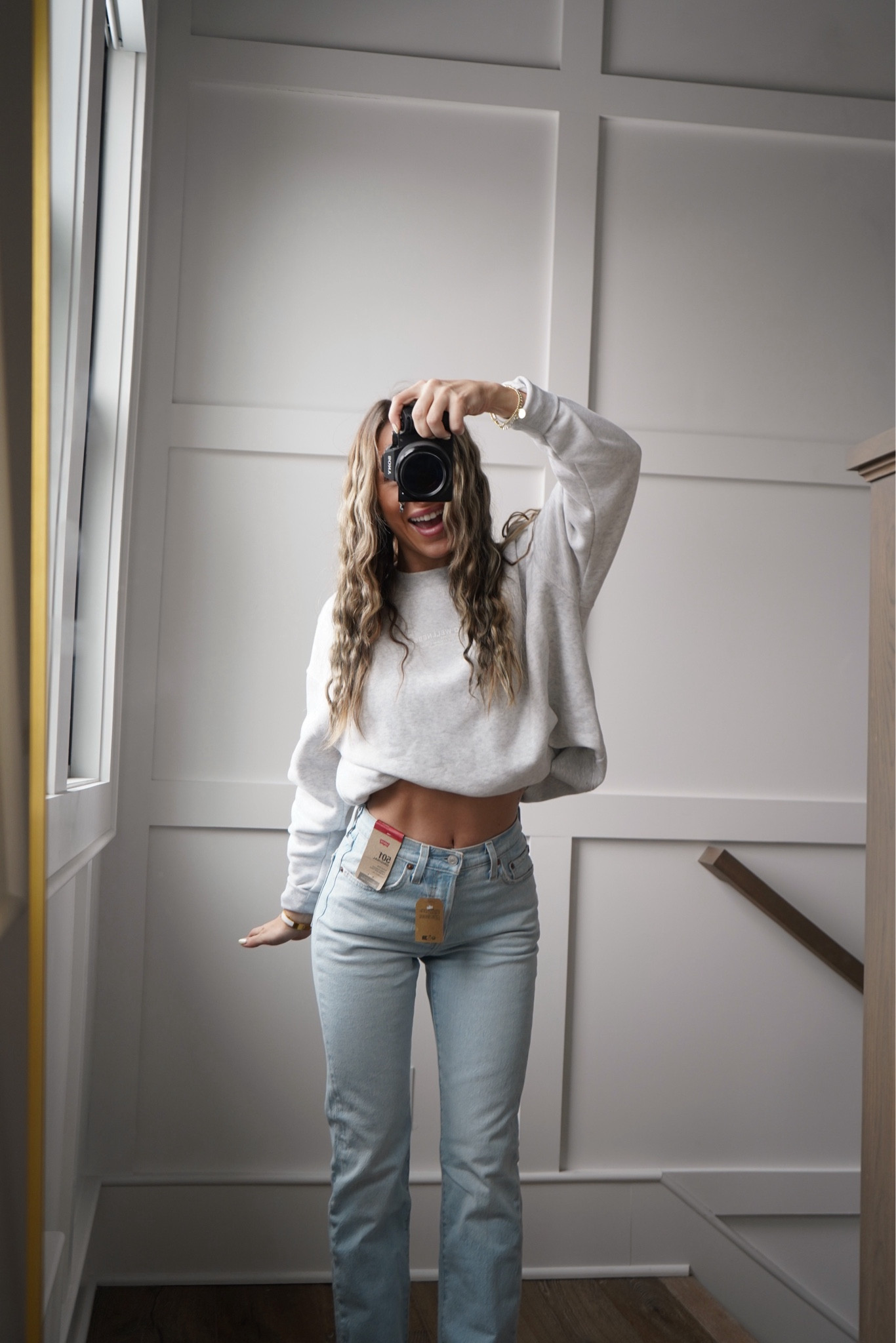 Levi 501 original fit jean review! Classic fit and mid to high rise. Obsessed with these jeans! 

#LTKStyleTip #LTKSaleAlert #LTKFindsUnder50