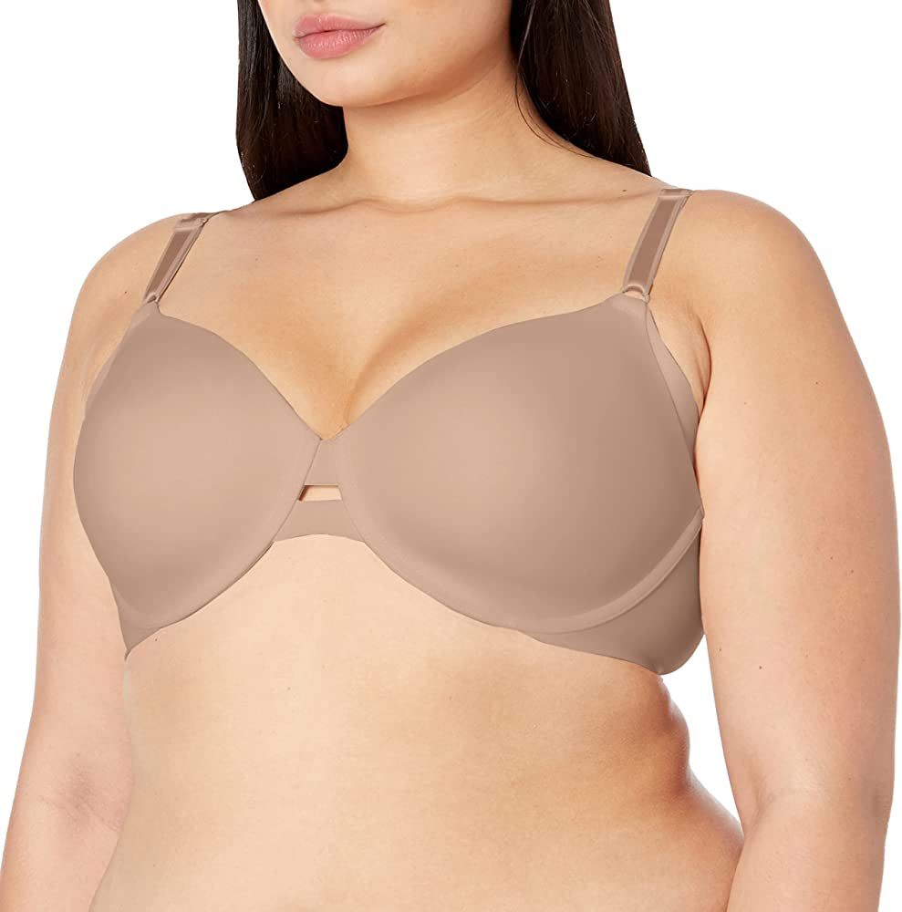 Warner's Women's No Side Effects Underarm-Smoothing Comfort Underwire Lightly Lined T-Shirt Bra 1... | Amazon (US)