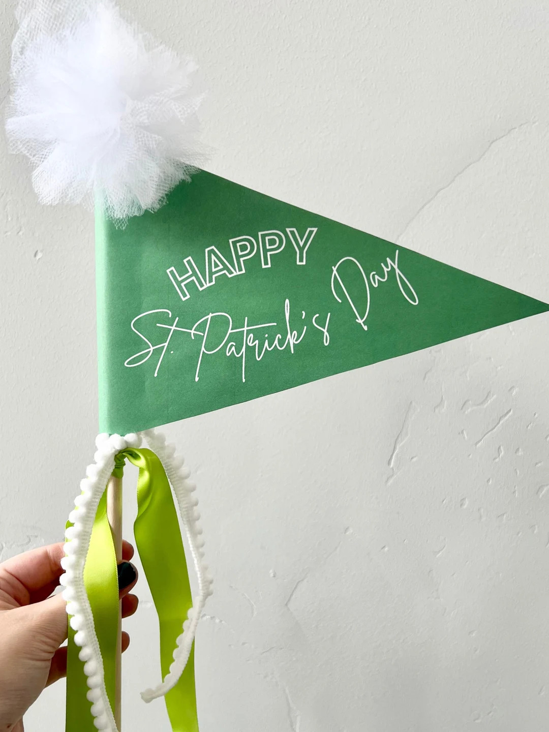 Happy St. Patrick’s Day Pennant Flag, DIY Pennant, St. Patricks Day Party Banner, Printable Pen... | Etsy (US)