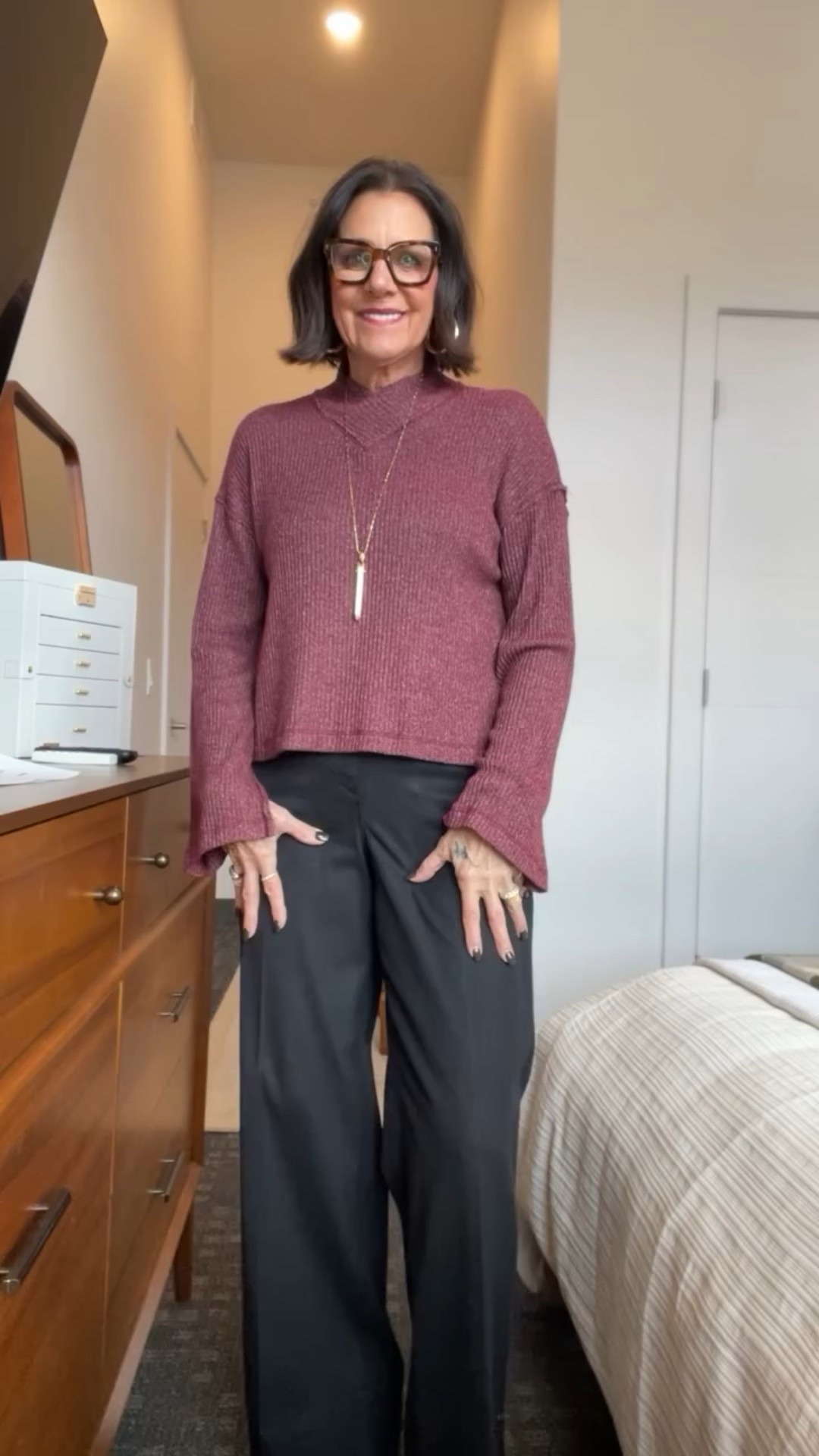 @spanx does it again!  I wasn’t sure if I’d love these Wide Leg Twill Pants but boy was I pleasantly surprised!!

The fit is amazing, great stretch, and already wearing on repeat🙌



#spanxpartner
#styleover60 
#styleover60fashion 
#spanxstyle
#elevatedstyle

#LTKOver40 #LTKgrwm #LTKootd