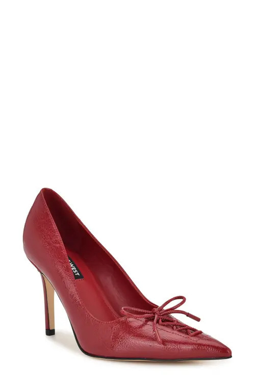 Nine West Marsen Pointed Toe Pump in Dark Red 600 at Nordstrom, Size 6.5 | Nordstrom