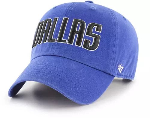 ‘47 Men's Dallas Mavericks Blue Clean Up Adjustable Hat | Dick's Sporting Goods