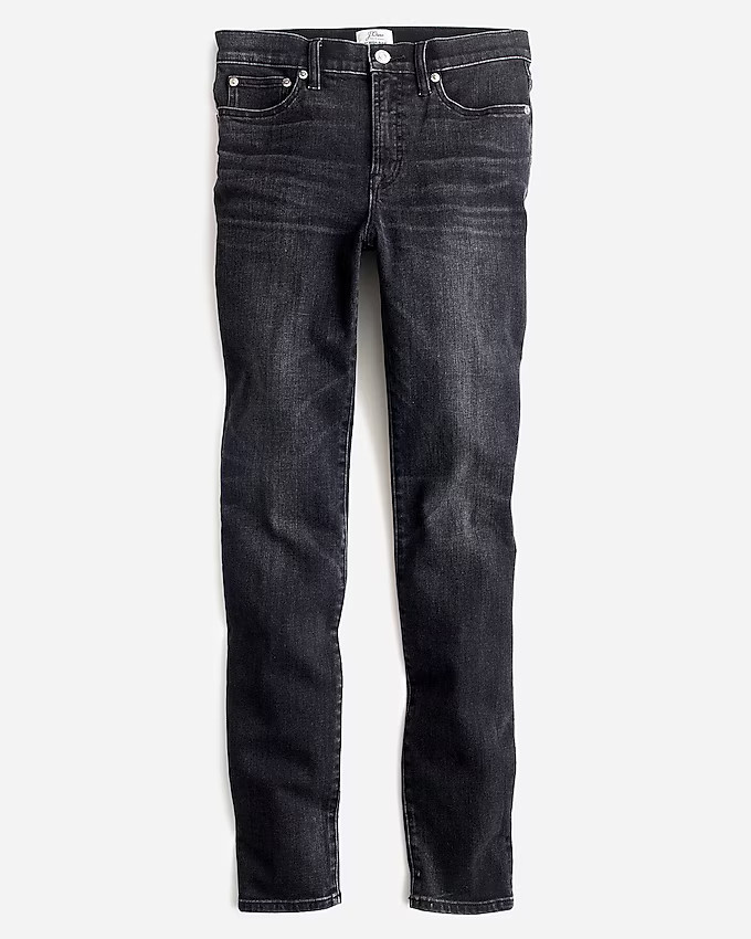 9" high-rise toothpick jean in Charcoal wash | J. Crew US
