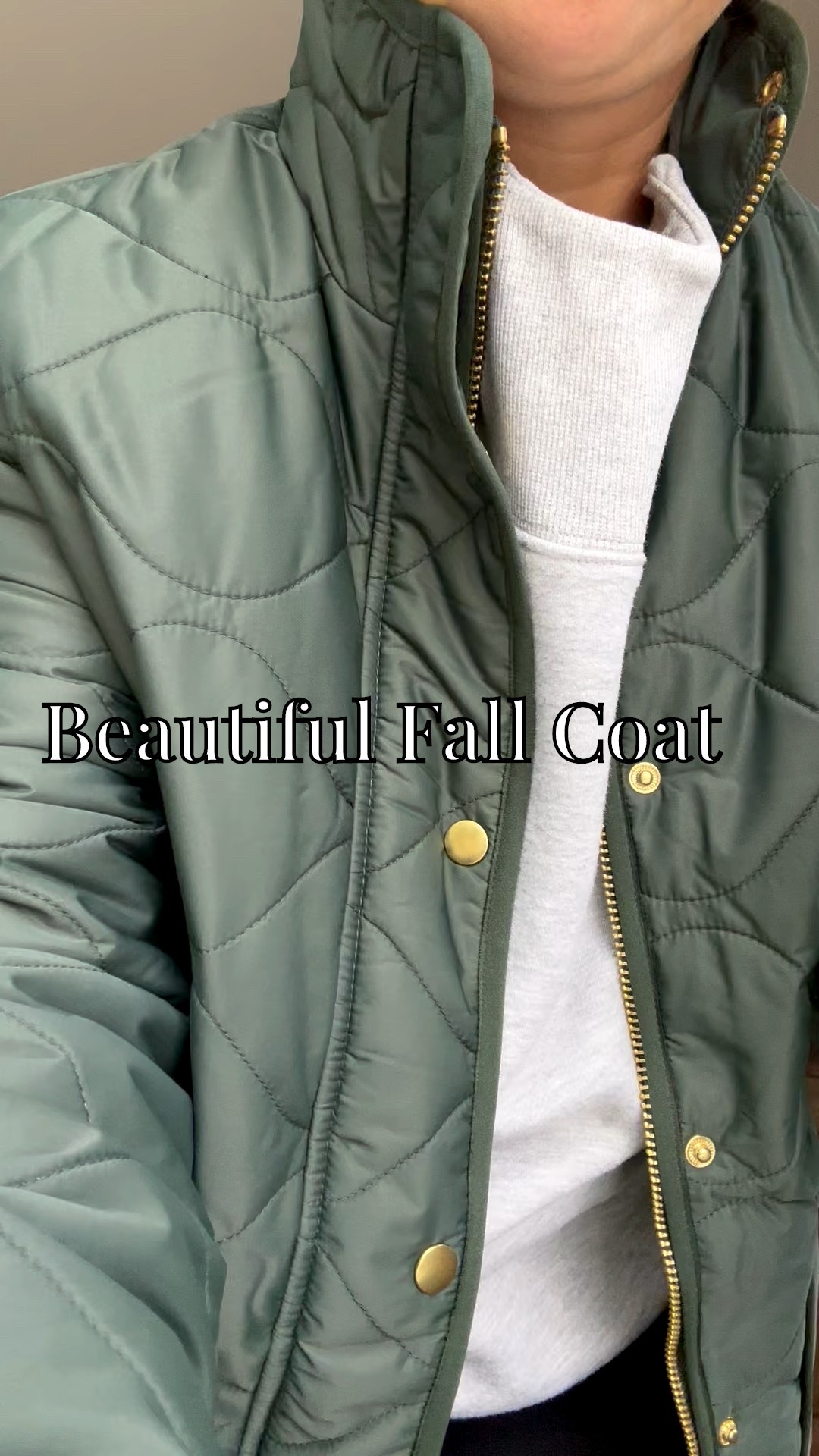 Fall coat. Quilted jacket. Quince outerwear. Green jacket. 

#LTKOver40 #LTKSeasonal
