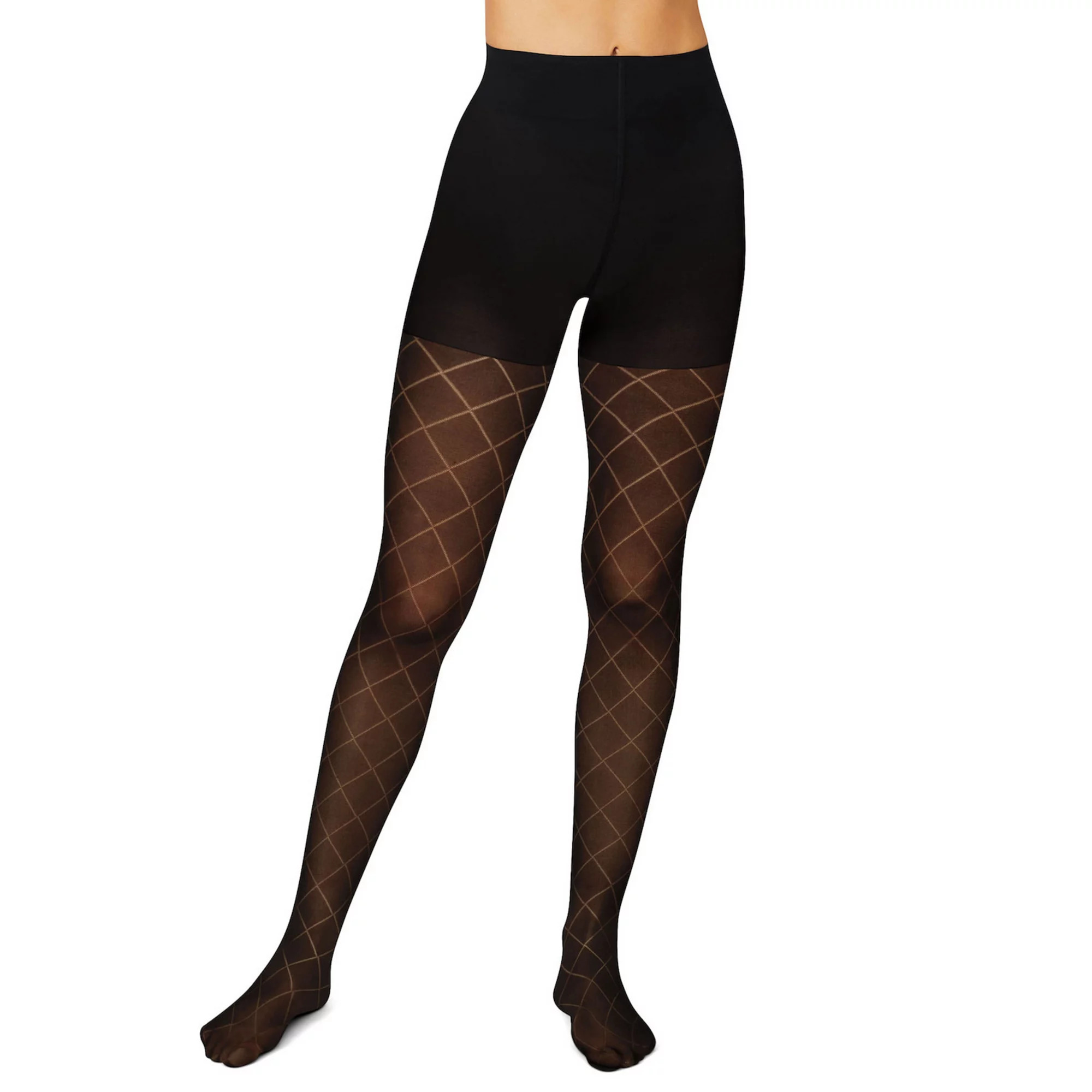Women's Hanes® Diamond Outline Control Top Tights HG0017 | Kohl's