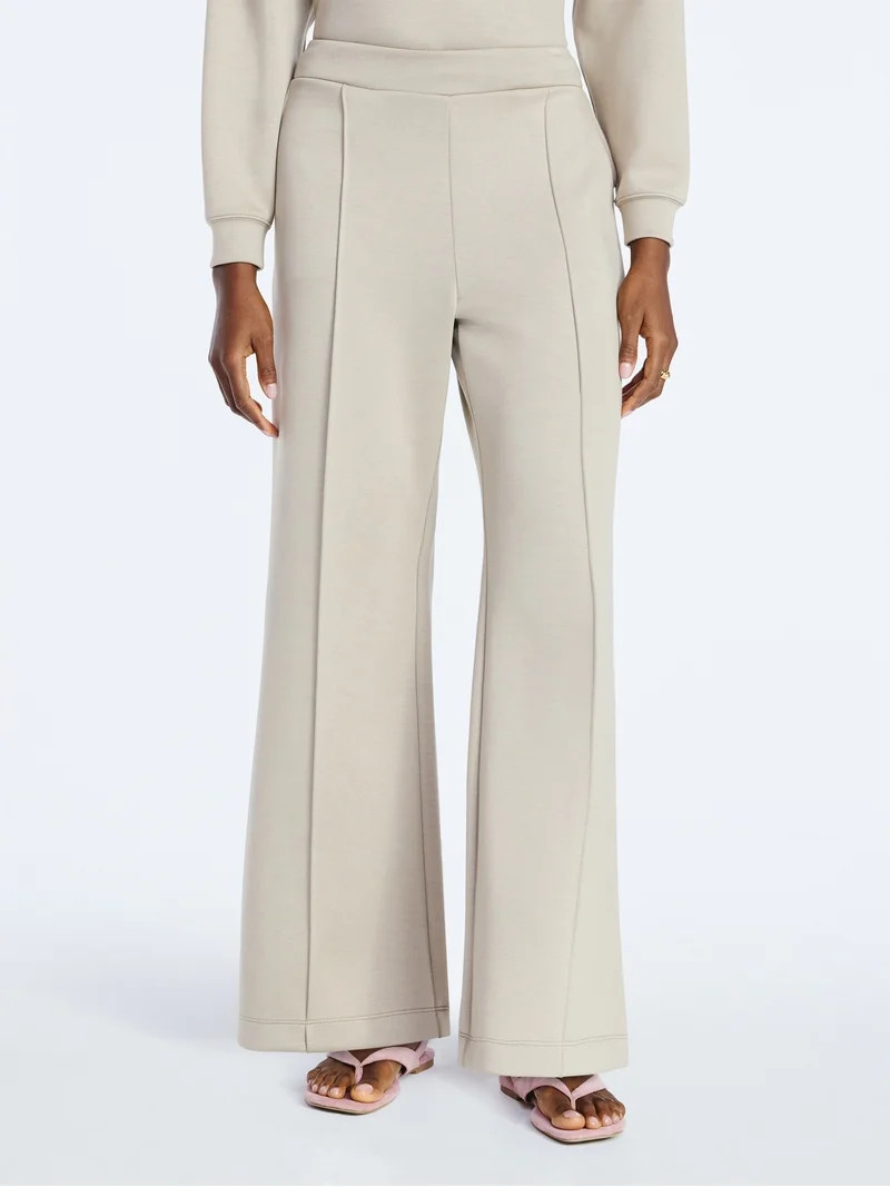 Scoop Women's and Women's Plus New Scubaknit Seamed Sweatpants, Regular and Short Lengths, Sizes ... | Walmart (US)