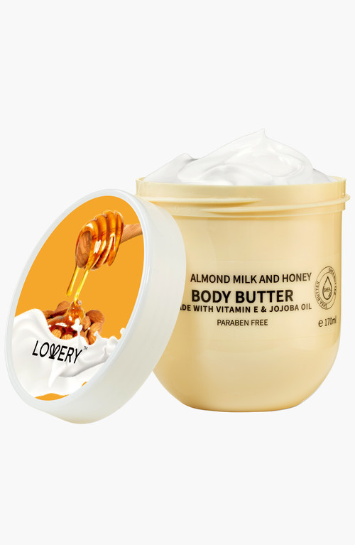 Lovery Almond Milk & Honey Body Butter in Beige at Nordstrom | Nordstrom